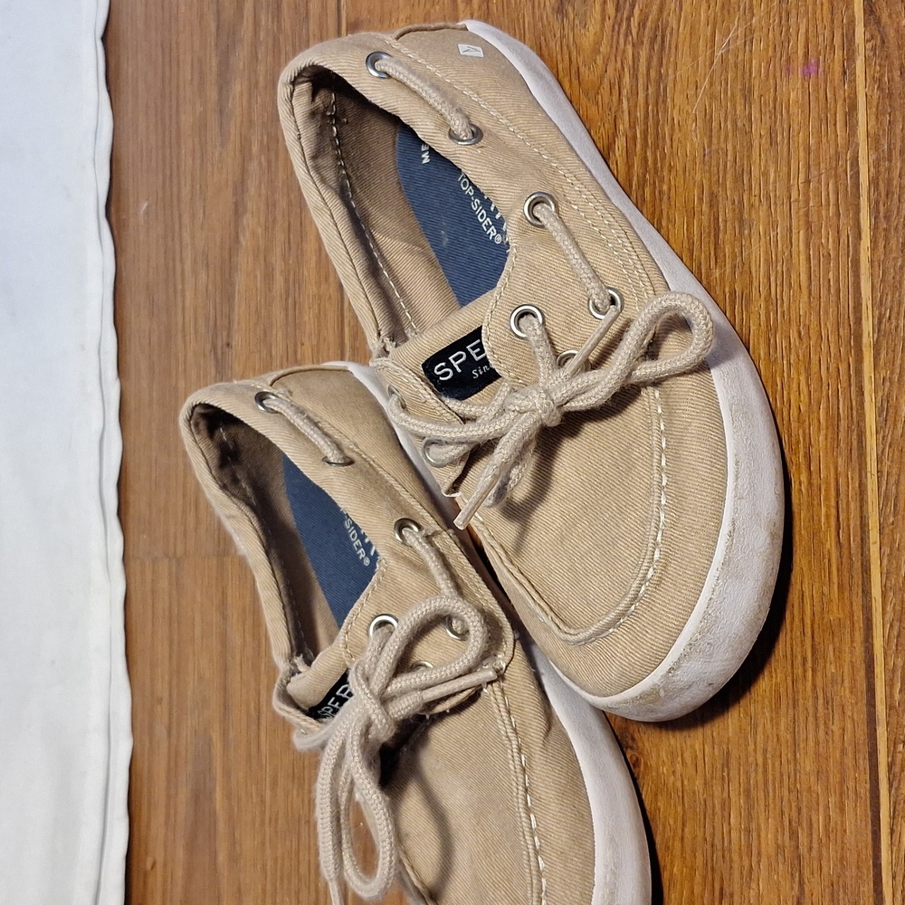 Sperry Kids Tan Boat Shoes